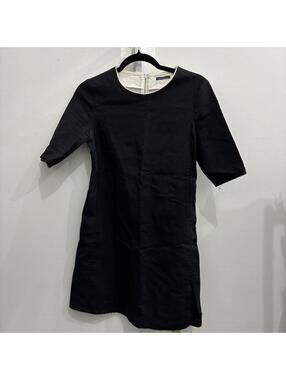 Theory Black Short Sleeve Dress